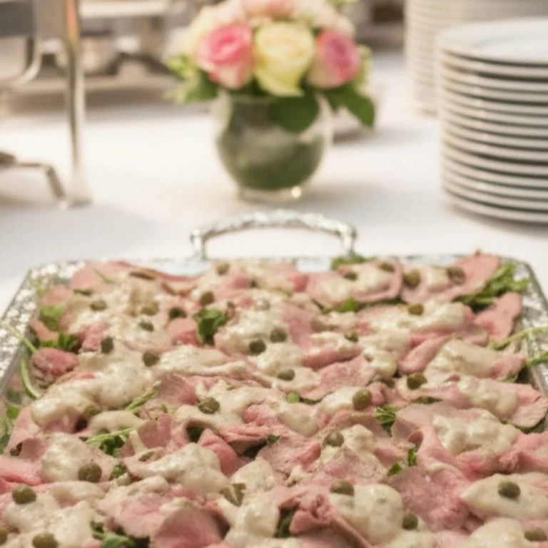 Vitello Tonnato Buffet-Platte – Italienisches Catering STORIA München