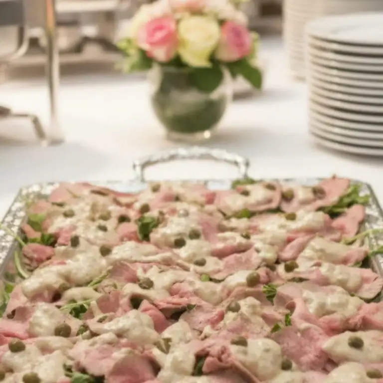 Vitello Tonnato Buffet-Platte – Italienisches Catering STORIA München